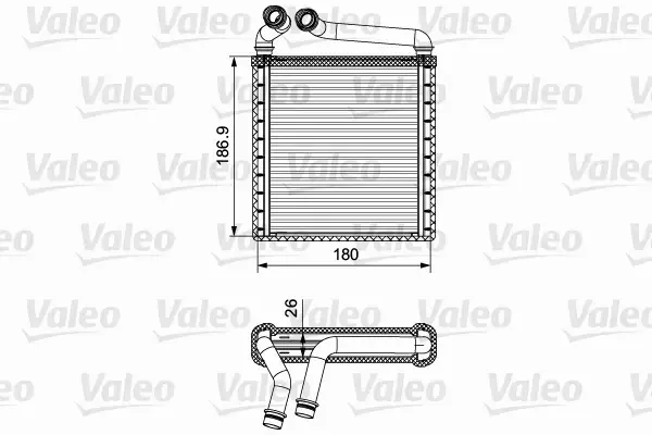 VALEO NAGRZEWNICA 811500 