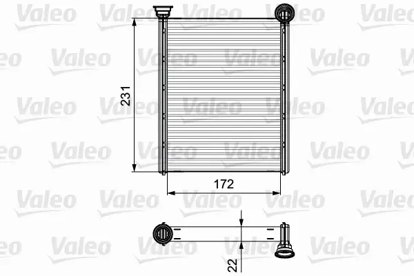 VALEO NAGRZEWNICA 811534 