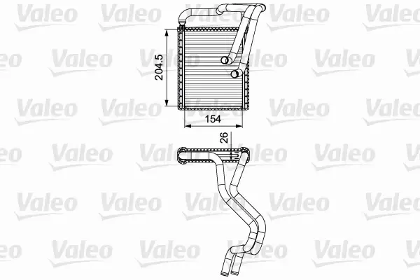 VALEO NAGRZEWNICA 812430 