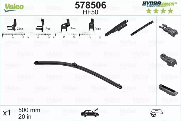 VALEO HYDROCONNECT WYCIERACZKI AUDI A6 C8 