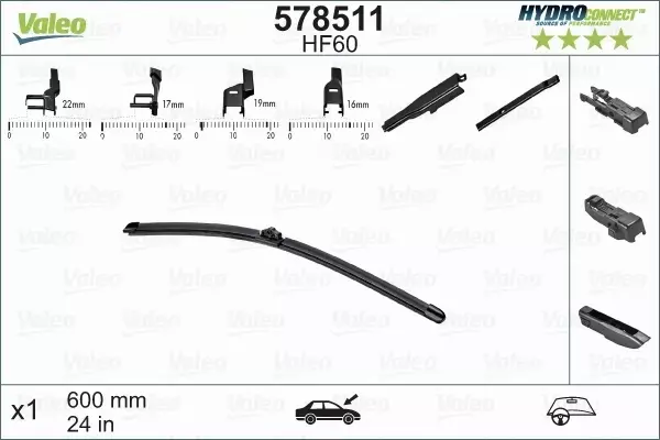 VALEO HYDROCONNECT WYCIERACZKI AUDI A6 C8 