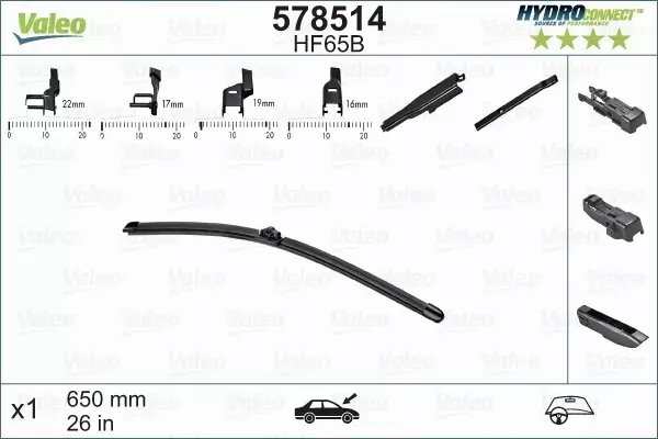 VALEO HYDROCONNECT WYCIERACZKI CITROEN DS4 DS5 