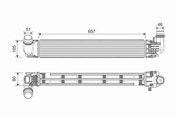 VALEO CHŁODNICA INTERCOOLER 818228 