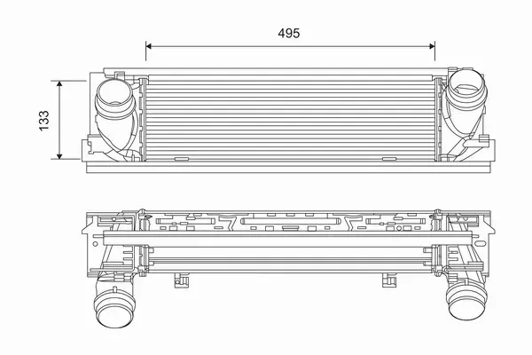 VALEO INTERCOOLER 818261 