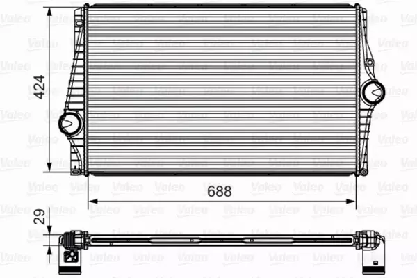 VALEO INTERCOOLER 818280 