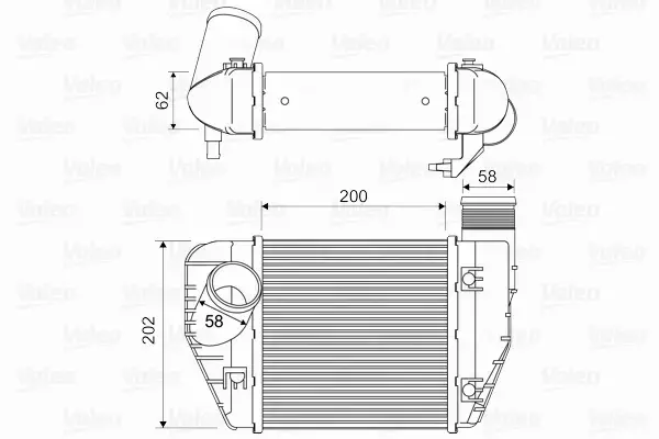 VALEO INTERCOOLER 818326 