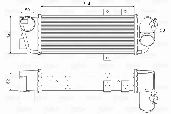 VALEO INTERCOOLER 818333 