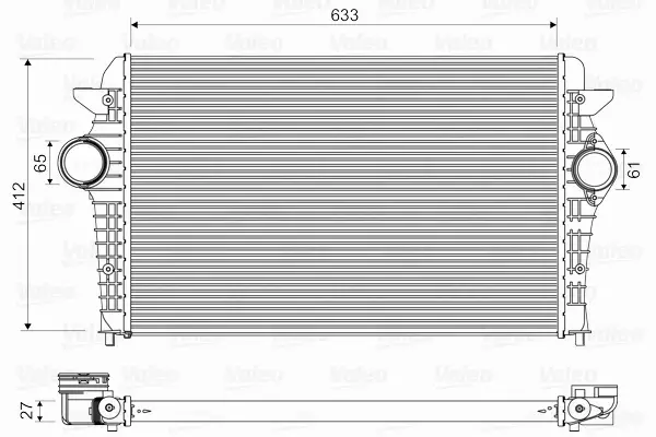 VALEO CHŁODNICA INTERCOOLER 818344 