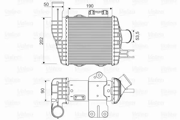 VALEO INTERCOOLER 818349 