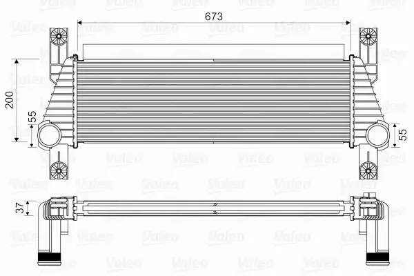 VALEO INTERCOOLER 818352 