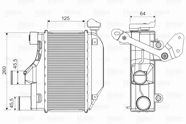 VALEO INTERCOOLER 818362 