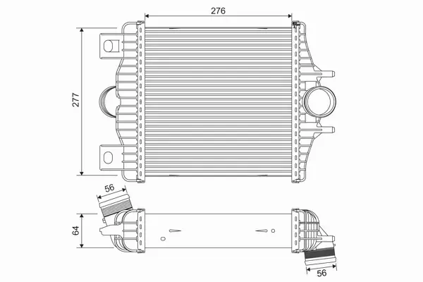 VALEO INTERCOOLER 818384 