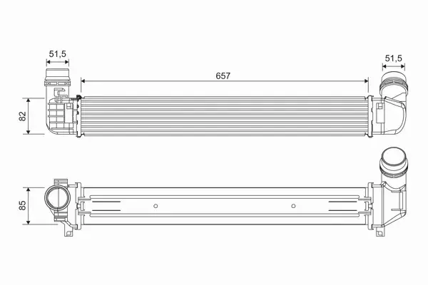 VALEO CHŁODNICA INTERCOOLER 818389 