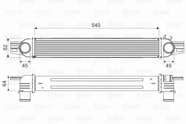 VALEO INTERCOOLER 818545 