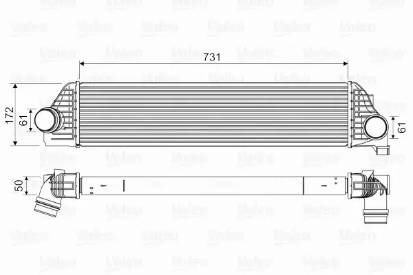 VALEO CHŁODNICA INTERCOOLER 818561 