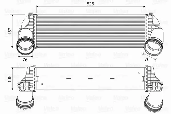 VALEO INTERCOOLER 818562 