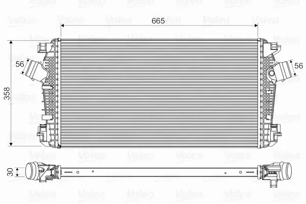 VALEO CHŁODNICA INTERCOOLER 818567 