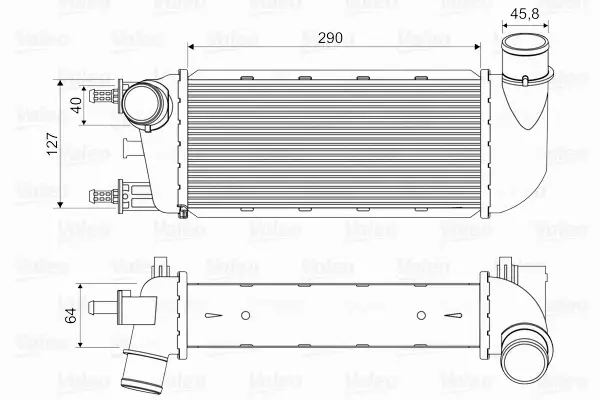 VALEO CHŁODNICA INTERCOOLER 818582 