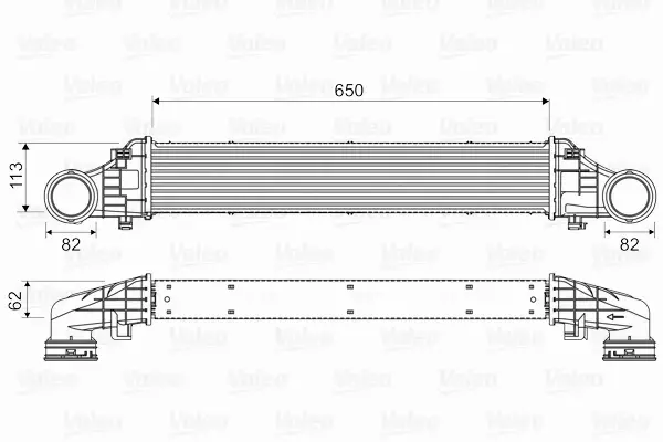 VALEO CHŁODNICA INTERCOOLER 818587 