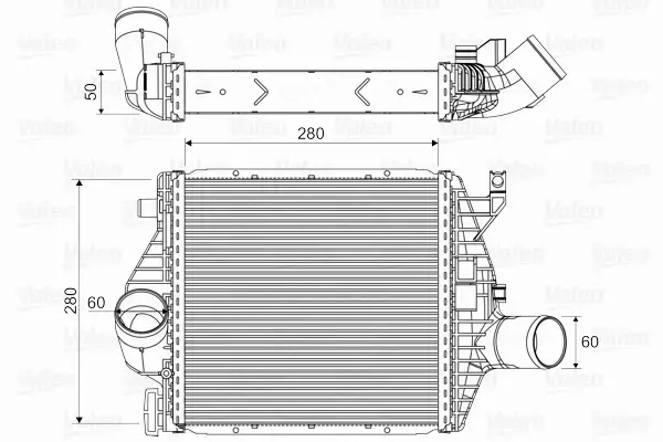 VALEO INTERCOOLER 818590 