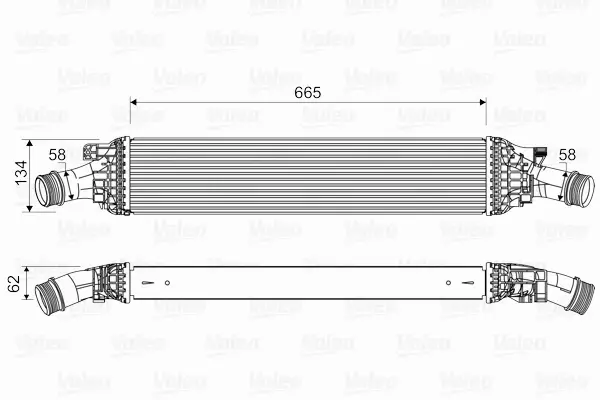 VALEO INTERCOOLER 818601 