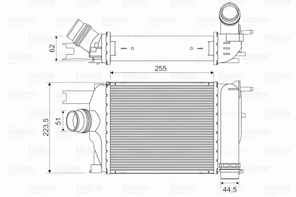 VALEO INTERCOOLER 818609 