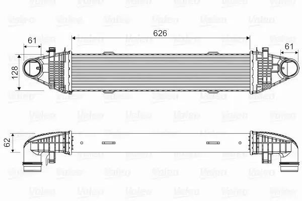 VALEO CHŁODNICA INTERCOOLER 818616 