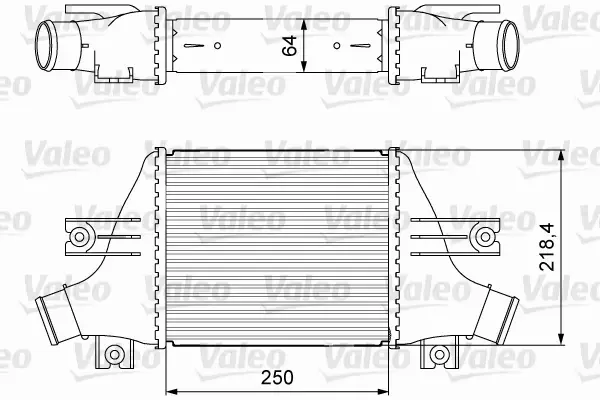 VALEO CHŁODNICA INTERCOOLER 818638 