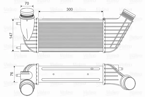 VALEO INTERCOOLER 818651 