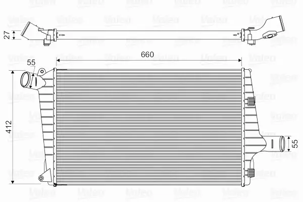 VALEO INTERCOOLER 818657 