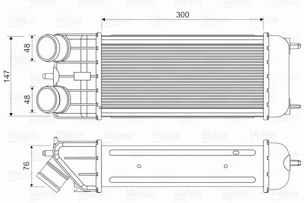 VALEO CHŁODNICA INTERCOOLER 818663 