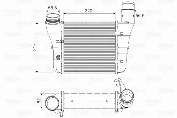 VALEO CHŁODNICA INTERCOOLER 818669 