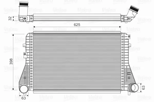 VALEO INTERCOOLER 818674 