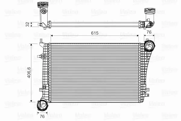 VALEO INTERCOOLER 818675 