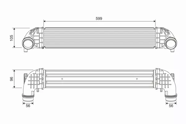 VALEO INTERCOOLER 818698 