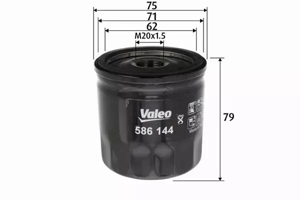 VALEO FILTR OLEJU 586144 