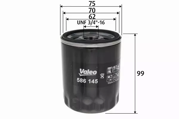 VALEO FILTR OLEJU 586145 