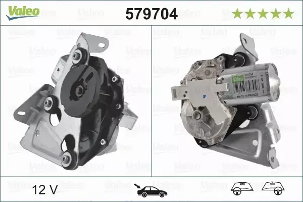 VALEO SILNIK WYCIERACZKI TYŁ PEUGEOT 407 SW 