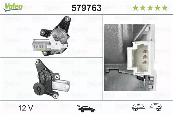 VALEO SILNIK WYCIERACZKI TYŁ LAGUNA II KOMBI 