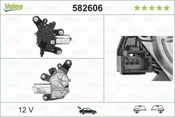 VALEO SILNIK WYCIERACZEK TYŁ DACIA DOKKER LODGY 