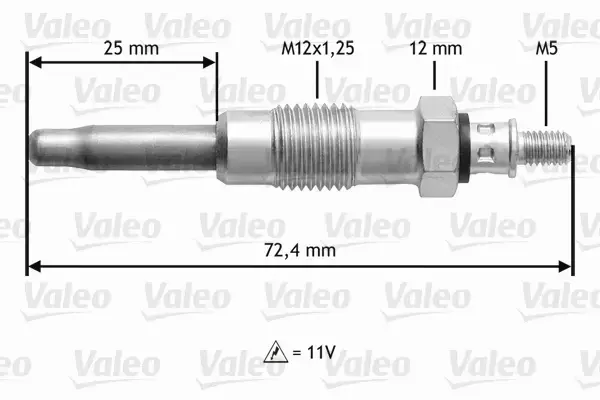 VALEO ŚWIECA ŻAROWA 345100 