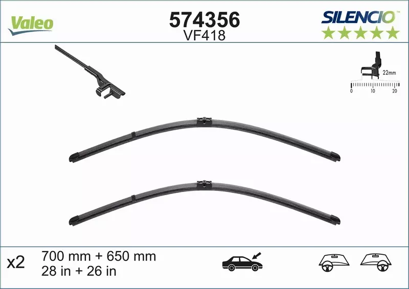 VALEO SILENCIO WYCIERACZKI P+T RENAULT MODUS 