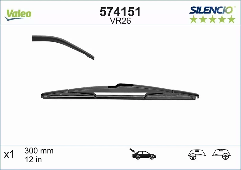 VALEO SILENCIO WYCIERACZKI P+T ALFA ROMEO MITO 