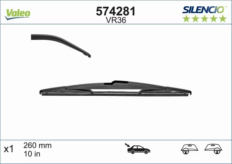 VALEO SILENCIO WYCIERACZKI P+T RENAULT SCENIC II 