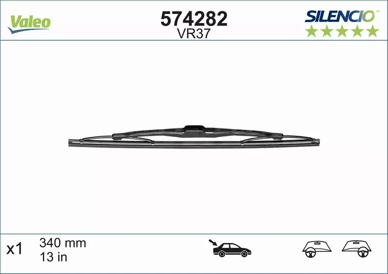 VALEO WYCIERACZKA Audi A3 8P A4 B6 B7 Kombi TYŁ FV 