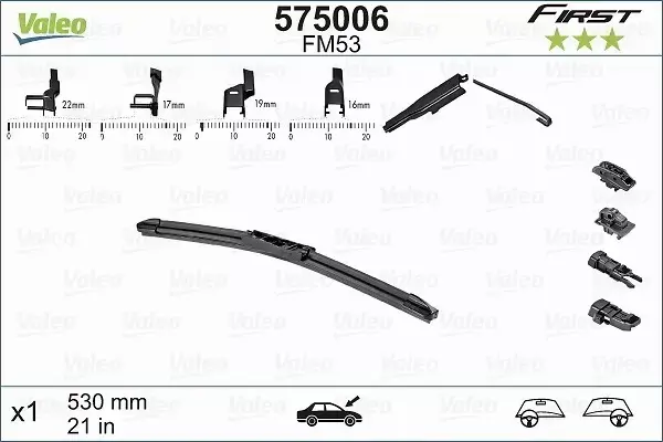 VALEO FIRST WYCIERACZKI ALFA ROMEO 164 1987-1992 