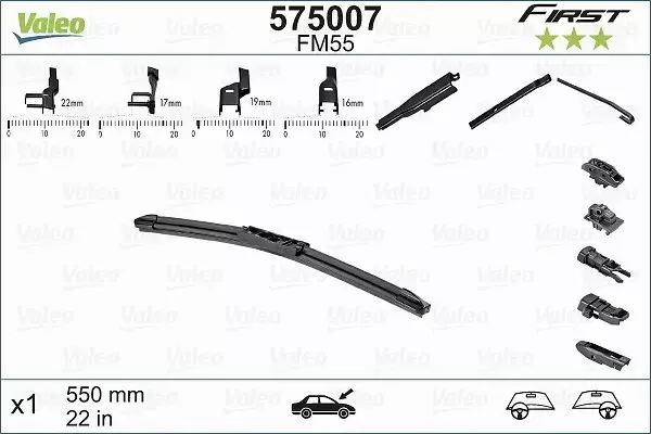 VALEO FIRST WYCIERACZKI OPEL MERIVA B 