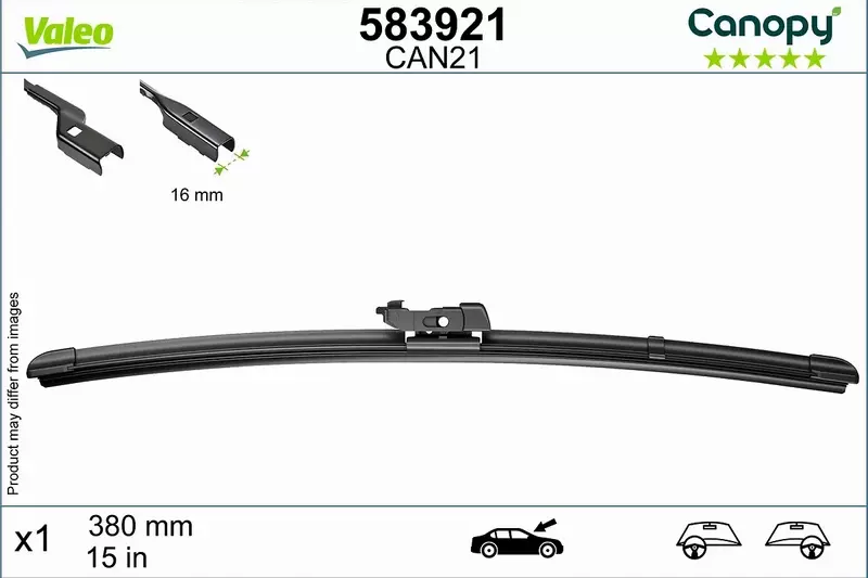 VALEO CANOPY WYCIERACZKI EKO AUDI A1 8X 