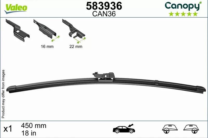 VALEO CANOPY WYCIERACZKI EKO ALFA ROMEO GIULIETTA 