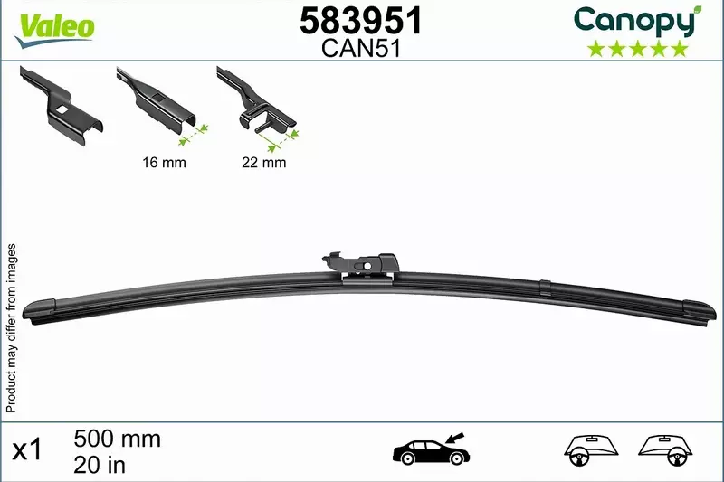 VALEO CANOPY WYCIERACZKI EKO AUDI A4 B8 A5 8T 